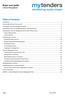 Buyer user guide Contract Management. Table of Contents