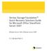 Veritas Storage Foundation Quick Recovery Solutions Guide for Microsoft Office SharePoint Server 2007