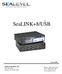 SeaLINK+8/USB. Sealevel Systems, Inc P.O. Box 830 Liberty, SC USA. Phone: (864) FAX: (864)
