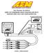 Part Number N AEM 4-CH WIDEBAND UEGO CONTROLLER WITH NASCAR SPEC ECU CAN CONFIGURATION
