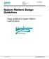 System Platform Design Guidelines