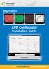 trumeter APM Configurator Installation Guide Go to  for further information