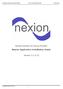 Installation Guide-Nexion Payement Solution Nexion Call Centre Version Payment Solutions for Service Providers