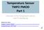 Temperature Sensor TMP2 PMOD Part 1