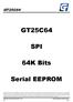 SPI. 64K Bits. Serial EEPROM