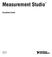 Measurement StudioTM. Evaluation Guide. Measurement Studio Evaluation Guide. March C-01