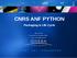 CNRS ANF PYTHON Packaging & Life Cycle