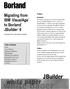 Migrating from IBM VisualAge to Borland 6 JBuilder