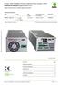 Energy 1200 Installation Primary Switched Power Supply 1200W EXWUID 52.30/LAN programmable V/I/P