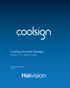 CoolSign Network Manager Version 5.0, User s Guide. HVS-ID-UG-CS-NM-5.0 Issue 01