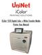 icolor 550 Digital Color + White Transfer Media Printer User Manual