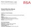 RSA NetWitness Logs. Oracle Directory Server. Event Source Log Configuration Guide. Last Modified: Thursday, June 29, 2017