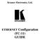 Kramer Electronics, Ltd. ETHERNET Configuration (FC-11) GUIDE