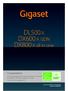 Gigaset DX800A all in one, DX600A ISDN and DL500A your perfect companion