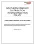 SOUTHERN COMPANY DISTRIBUTION INTERCONNECTION POLICY