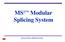 MS 2. Modular Splicing System. Communication Markets Division