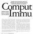 Comput. Immu. Analogies with immunology represent an important step toward the vision of robust, distributed protection for computers.