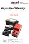 Asycube Gateway. User Guide. Document
