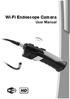 Wi-Fi Endoscope Camera User Manual