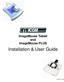 ImageMouse Tablet and ImageMouse PLUS. Installation & User Guide