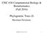 CISC 636 Computational Biology & Bioinformatics (Fall 2016) Phylogenetic Trees (I)