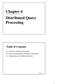 Chapter 4 Distributed Query Processing