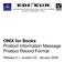 ONIX for Books Product Information Message Product Record Format