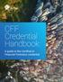 CFF Credential Handbook: A guide to the Certified in Financial Forensics credential
