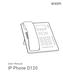 User Manual IP Phone D120