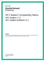 NFV System Compatibility Matrix