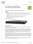 Cisco SGE Port Gigabit Switch Cisco Small Business Managed Switches