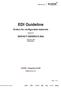 EDI Guideline. Orders for configurable materials EDIFACT ORDERS D.96A. KIM/OD Integration & EDI. based on. Version