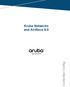 Aruba Networks and AirWave 8.0