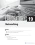 LABORATORY. 19 Networking OBJECTIVES REFERENCES