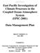 East Pacific Investigation of Climate Processes in the Coupled Ocean-Atmosphere System (EPIC-2001) Data Management Plan
