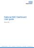National A&E Dashboard: User guide