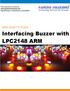 ARM HOW-TO GUIDE Interfacing Buzzer with LPC2148 ARM