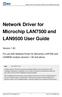 Network Driver for Microchip LAN7500 and LAN9500 User Guide