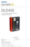 DLE405 4 x 5A Leading Edge Dimmer Installation Manual