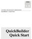 QB QS 1.3 CONTROL TECHNOLOGY CORPORATION. QuickBuilder 1.3 Quick Start. QuickBuilder Quick Start