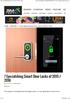 7 Eye-catching Smart Door Locks of 2015 / 2016 By Cindy Lin / REVIEWS COMPANY NEWS FEATURE VID