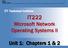 IT222 Microsoft Network Operating Systems II