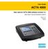 User Guide ACTA Also valid for ACTA 3000 software revision 3.x. Atlas Copco Tools and Assembly Systems Preliminary