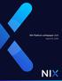 NIX Platform whitepaper v1.0