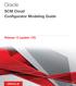 Oracle. SCM Cloud Configurator Modeling Guide. Release 13 (update 17D)