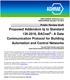 Proposed Addendum bj to Standard , BACnet - A Data Communication Protocol for Building Automation and Control Networks