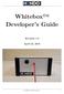 Whitebox TM Developer s Guide