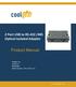 Product Manual. 2 Port USB to RS-422 /485 Optical Isolated Adapter. Coolgear, Inc. Version 1.1 March 2018 Model Number: USB-2COMi-Si-M