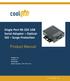 Product Manual. Single Port RS-232 USB Serial Adapter Optical- ISO Surge Protection. Coolgear, Inc. Version 1.1 March 2018 Model Number: USB-COM-Si-M