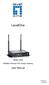 LevelOne. User Manual WHG Mbps Wireless PoE Hotspot Gateway. H/W Ver /11/08